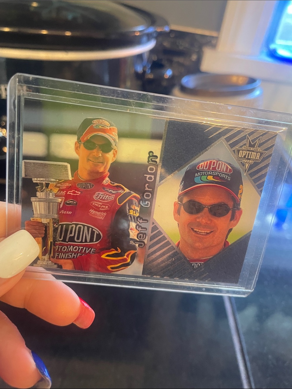 DuPont Jeff Gordon Racing Trading Card - Red
